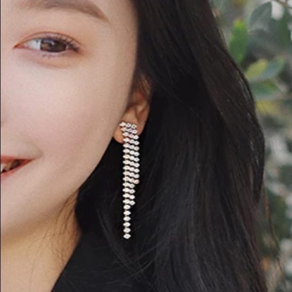 💛Gold plated multi tassel earrings - Picture 5 of 6